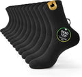 Sportsocken – für Damen, für Herren, halbhoch, aus Baumwolle, 12er Set