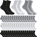 Socken — für Damen, für Herren, halbhoch, atmungsaktiv, grau